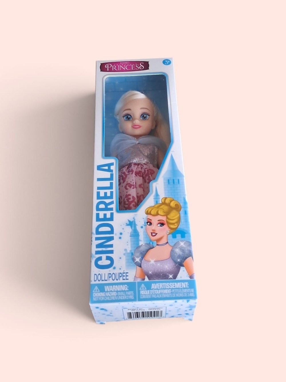 Prince Cinderella Doll in Pink and Silver Outfit